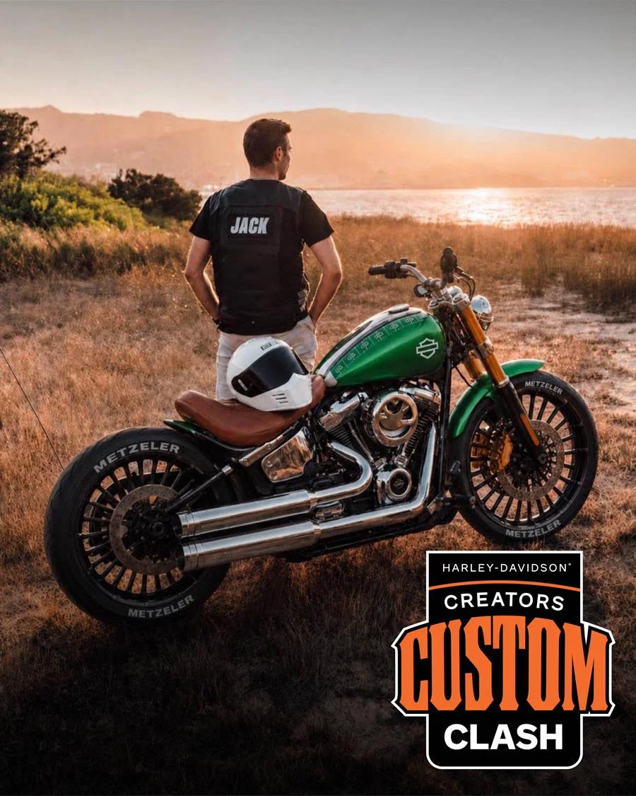 Une Harley-Davidson personnalisée