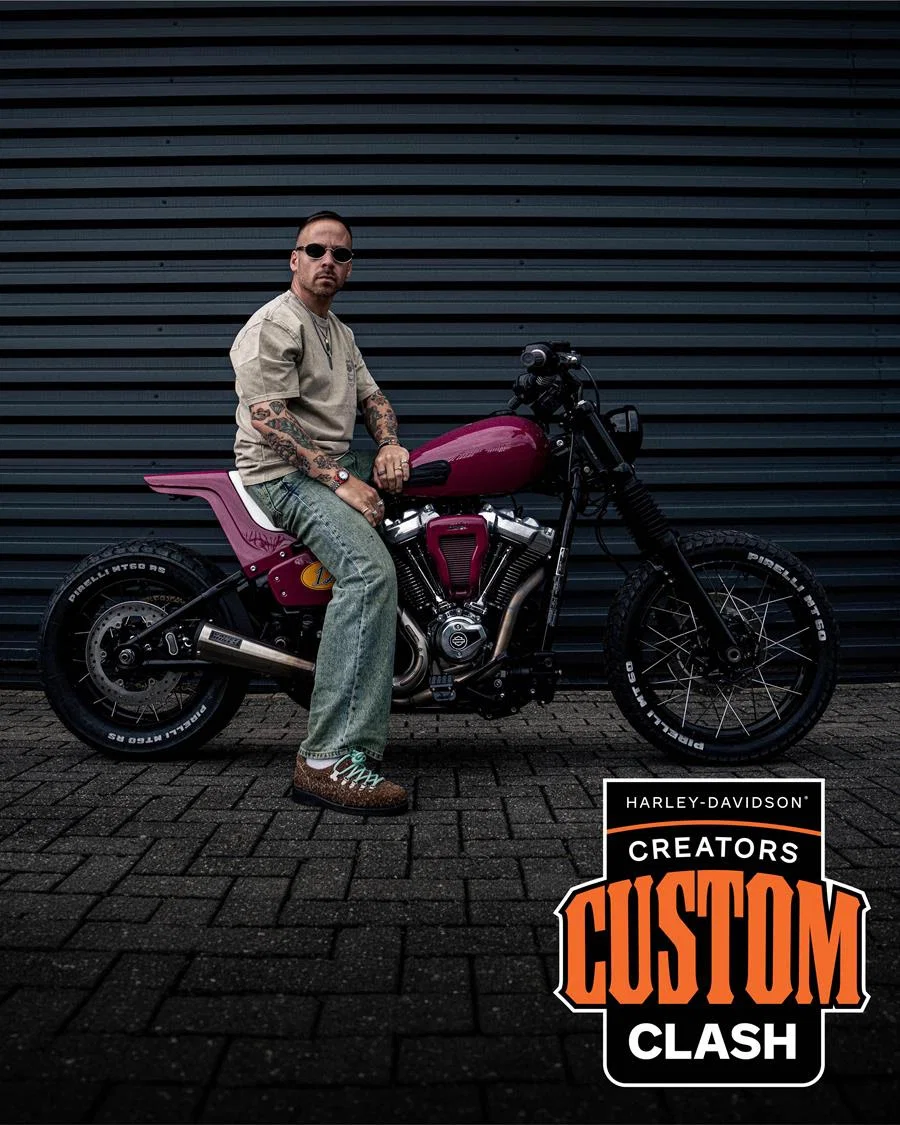 Une Harley-Davidson personnalisée