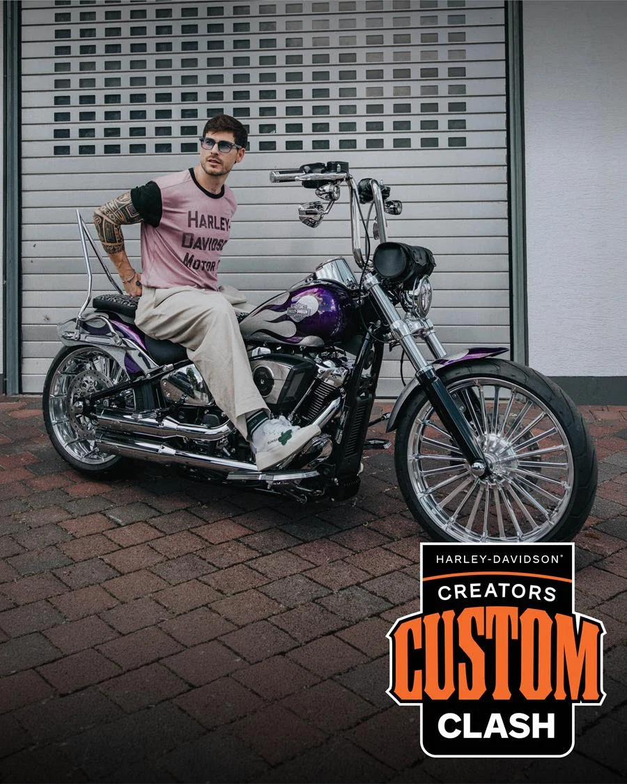 Une Harley-Davidson personnalisée