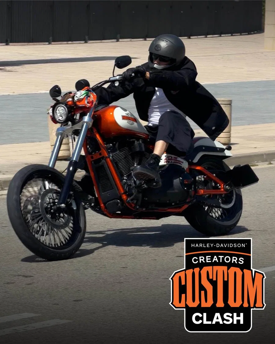 Une Harley-Davidson personnalisée