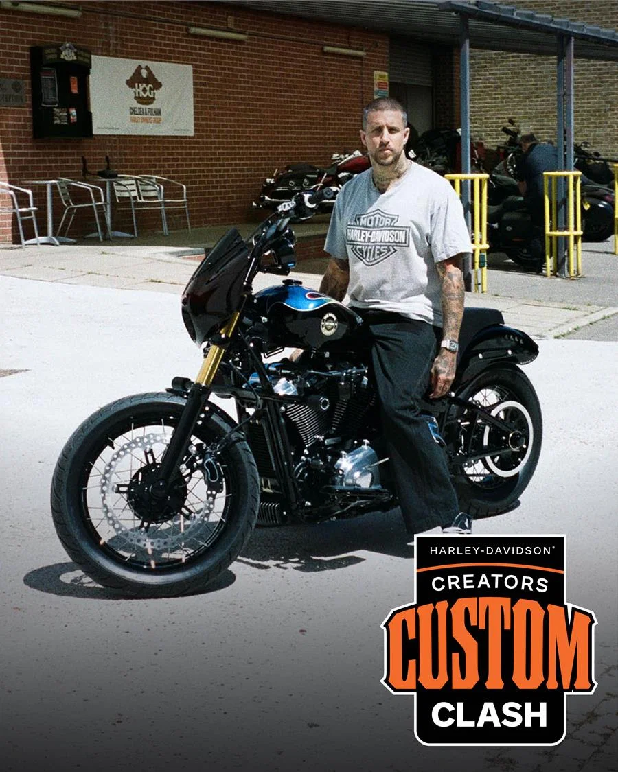 Une Harley-Davidson personnalisée