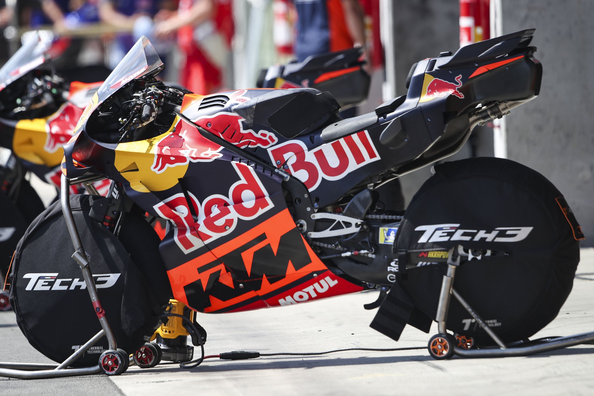 KTM MotoGP bike at Brno. Credit: Gold and Goose.