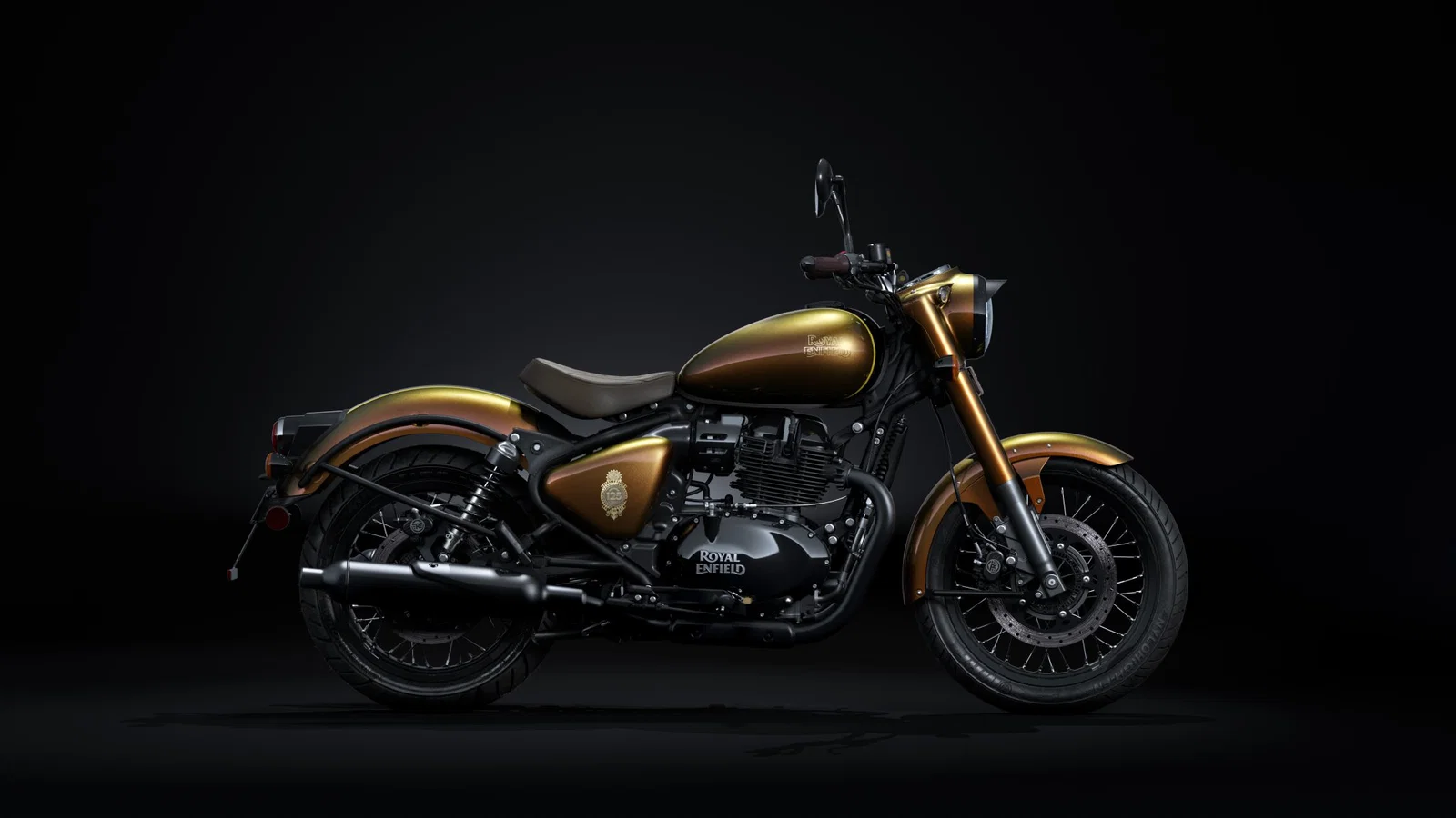 Modèle anniversaire Royal Enfield Classic 650 125 ans.