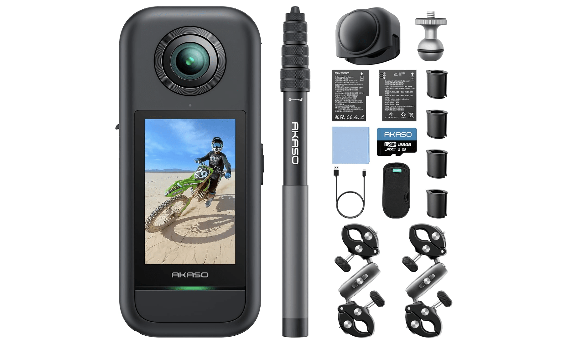 Le kit inclus avec le pack moto