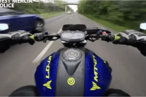 Un motocycliste britannique a enregistré une vitesse de 161 mph sur les routes britanniques