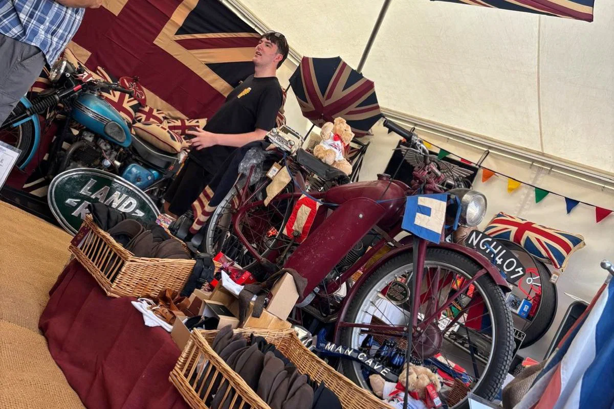 Le stand du Musée National de la Moto au FoS