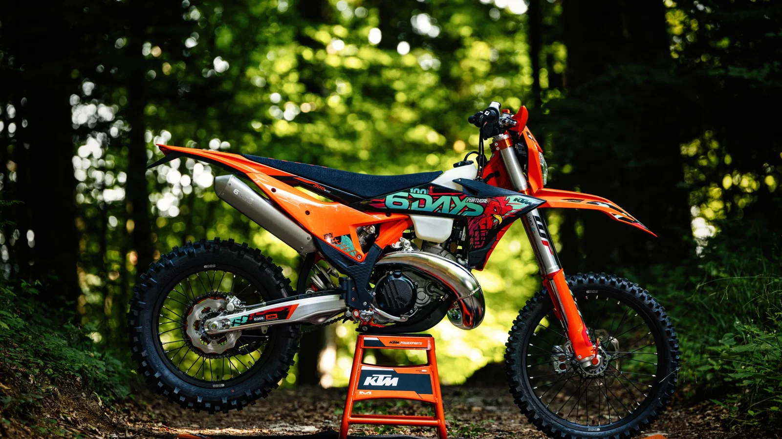 New KTM 6Days Enduro of Nations motorcycle.
