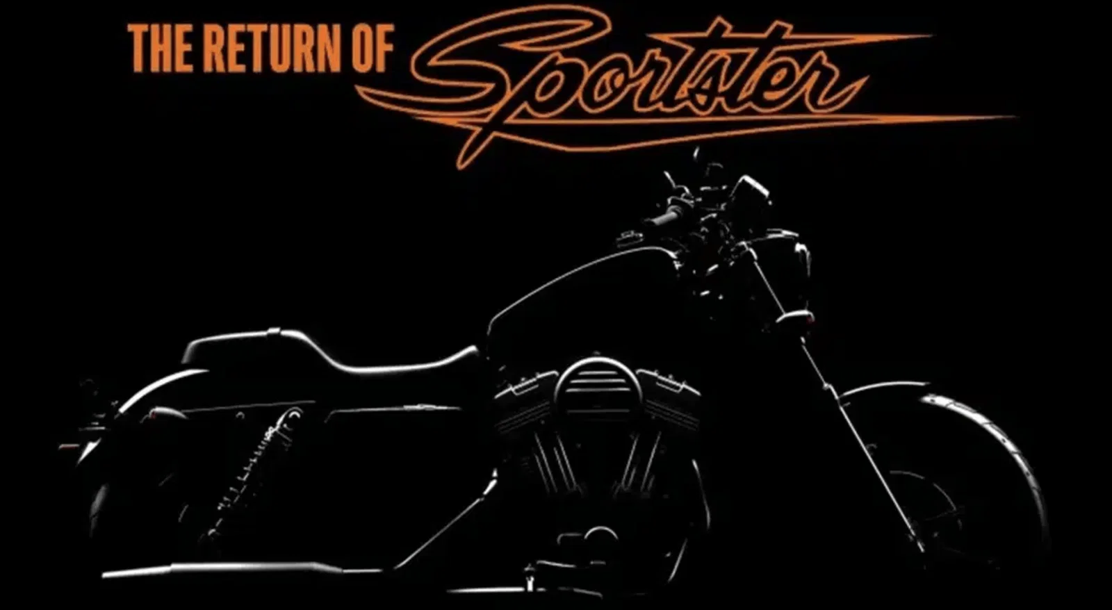 Une image teaser de la Harley-Davidson Sportster 883 2027