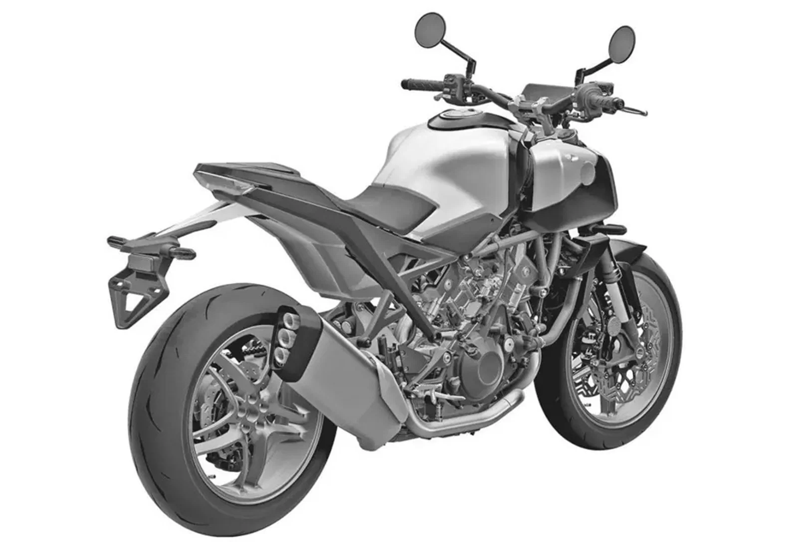 Une image brevetée du compresseur électronique Honda V3R 900