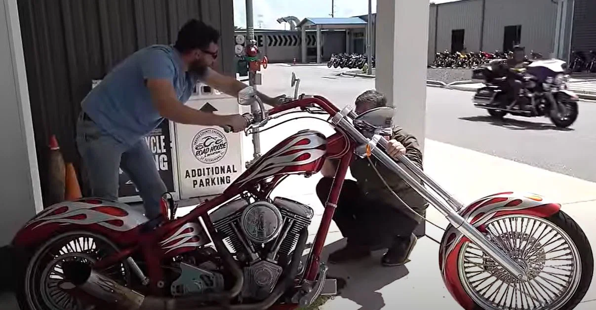 Moto Chopper américaine