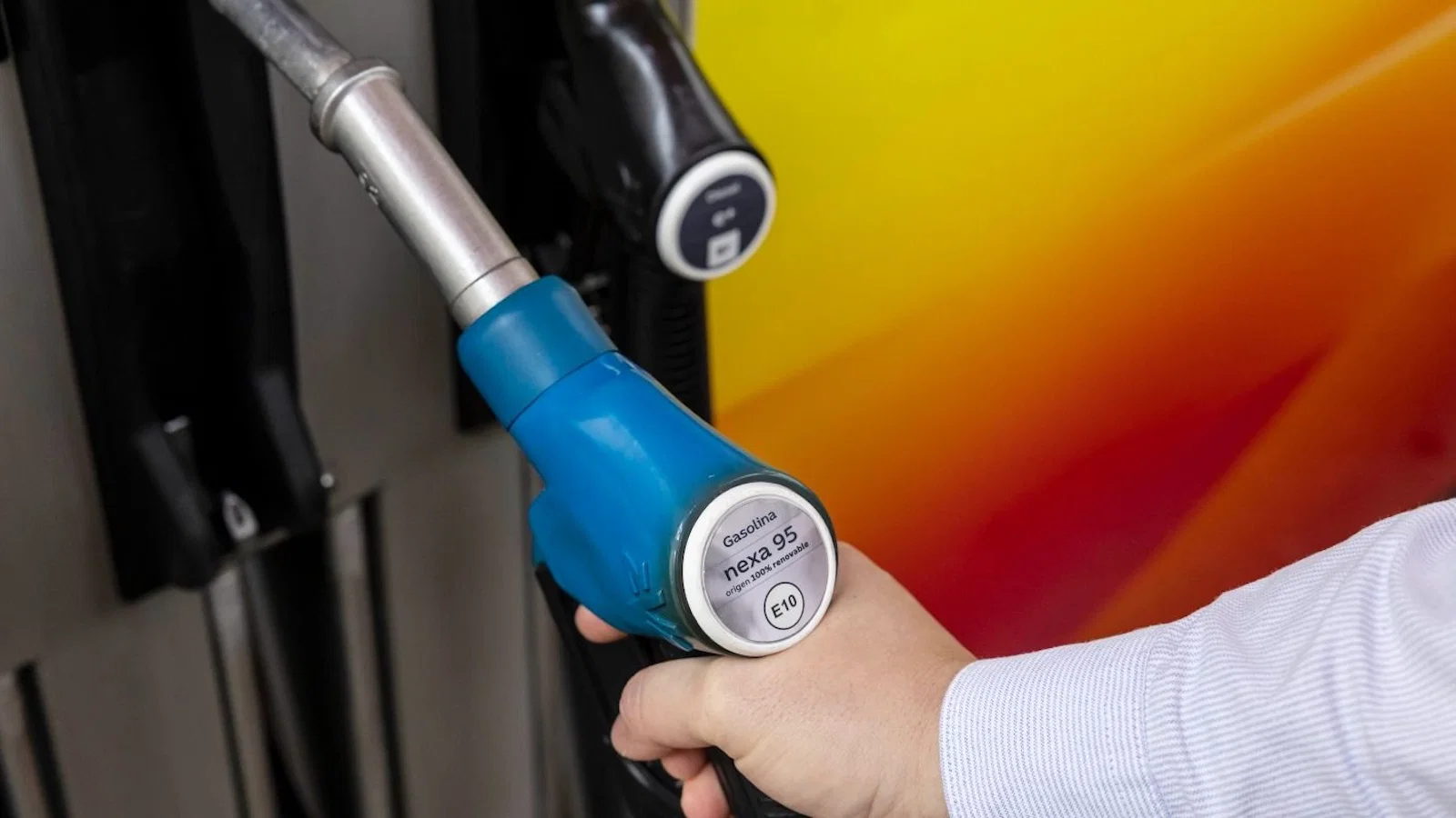 A Repsol fuel pump