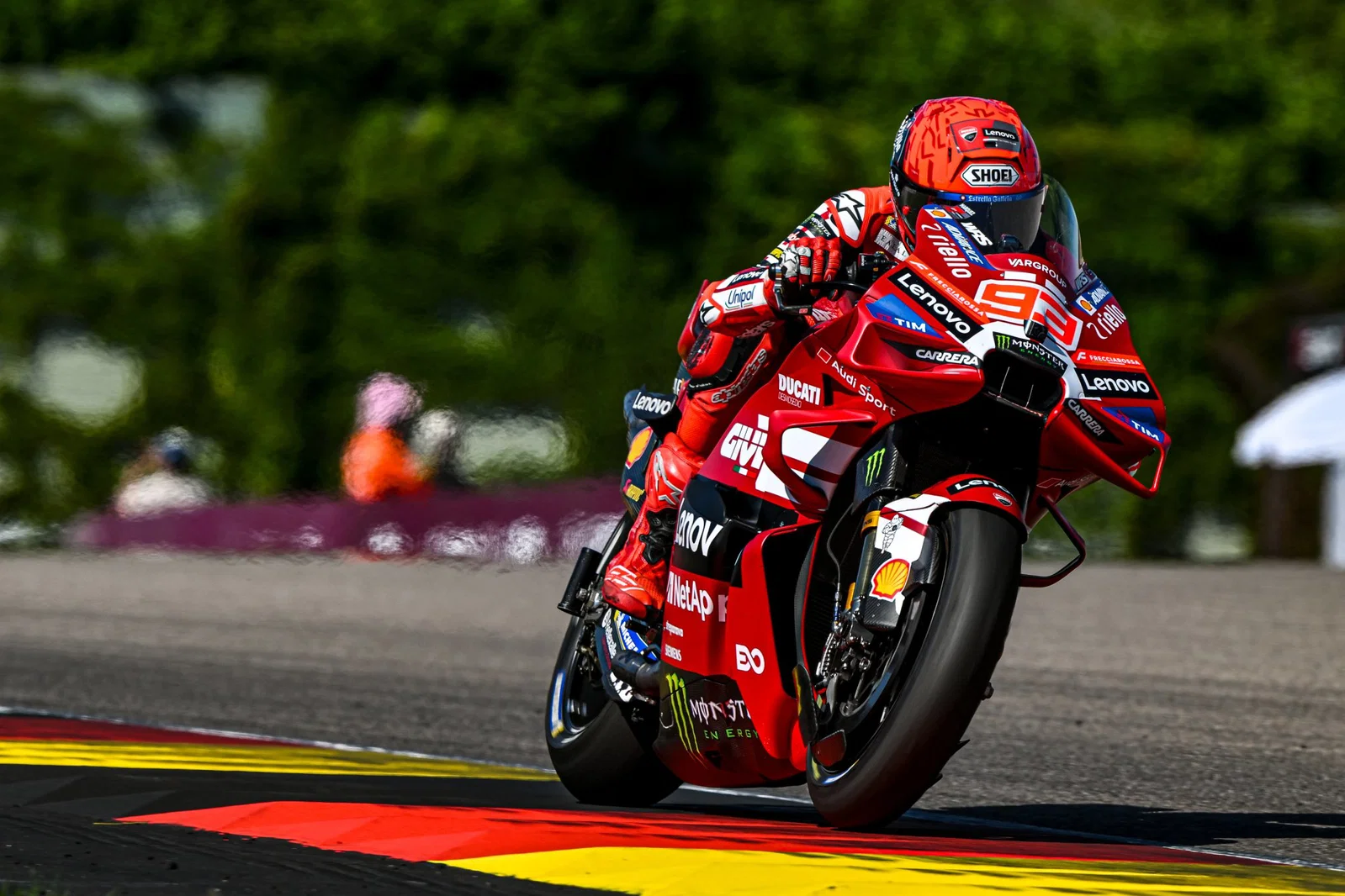 Marc Marquez au Sachsenring, en Allemagne, en 2026.