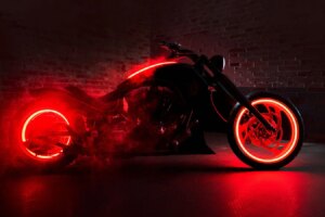Sylvain Guintoli met aux enchères une moto personnalisée Sega Sonic 'Dark Rider'