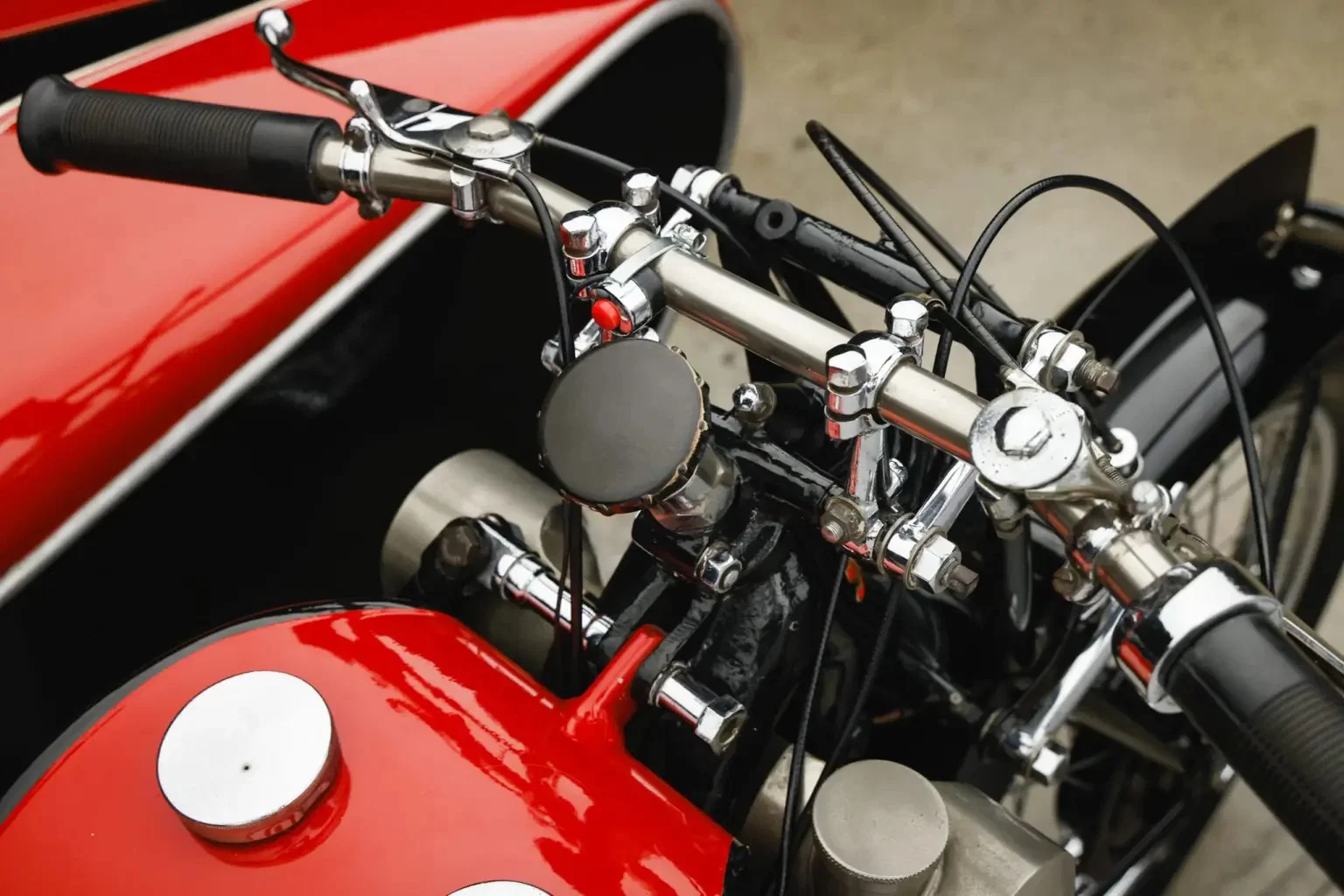 Tenue de side-car de l'ancien Steve McQueen Scott Flying Squirrel