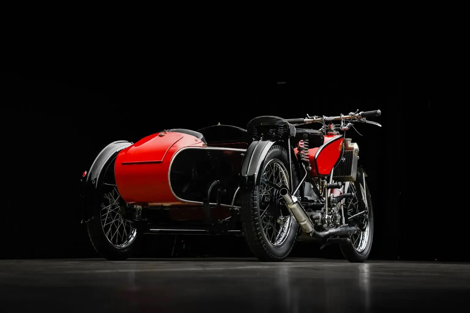 Tenue de side-car de l'ancien Steve McQueen Scott Flying Squirrel