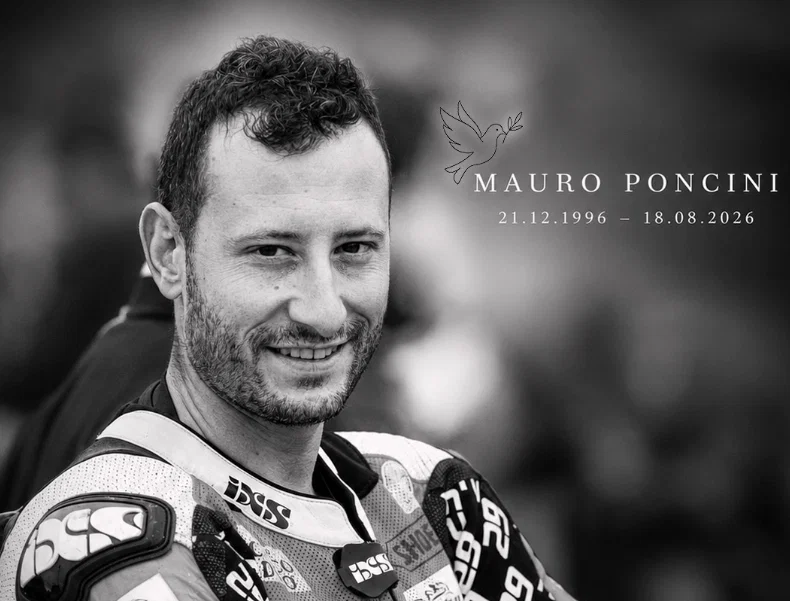 Mauro Poncini. Crédit : Fédération Suisse de Moto/Instagram.