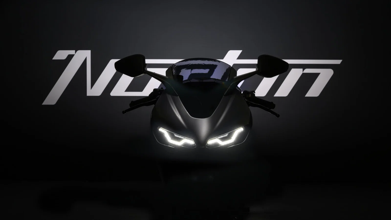 The new Norton Manx R teased.