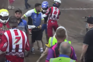 Un pilote britannique de speedway répond aux allégations de timbre après une bagarre après la course