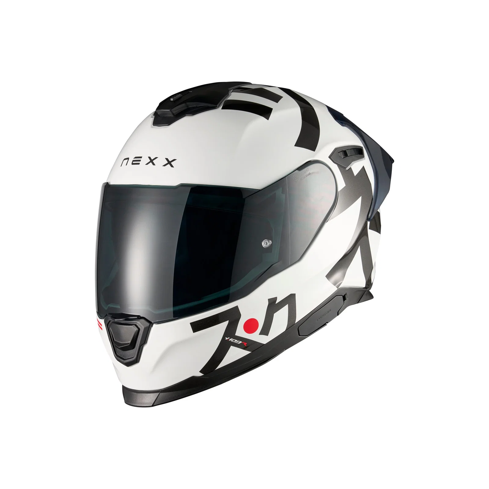 Nexx Y.100R Nippon en blanc.