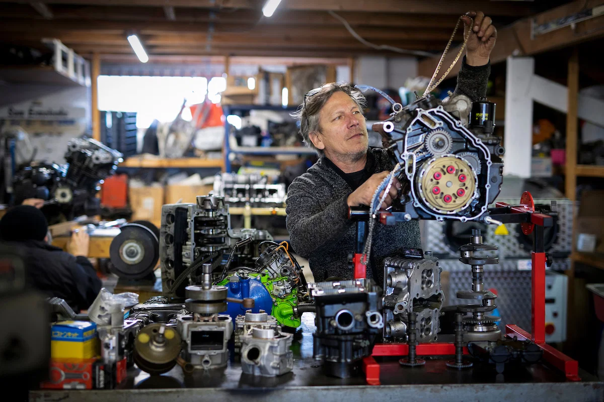 constructeur de motos Sams Dyno Center en Californie