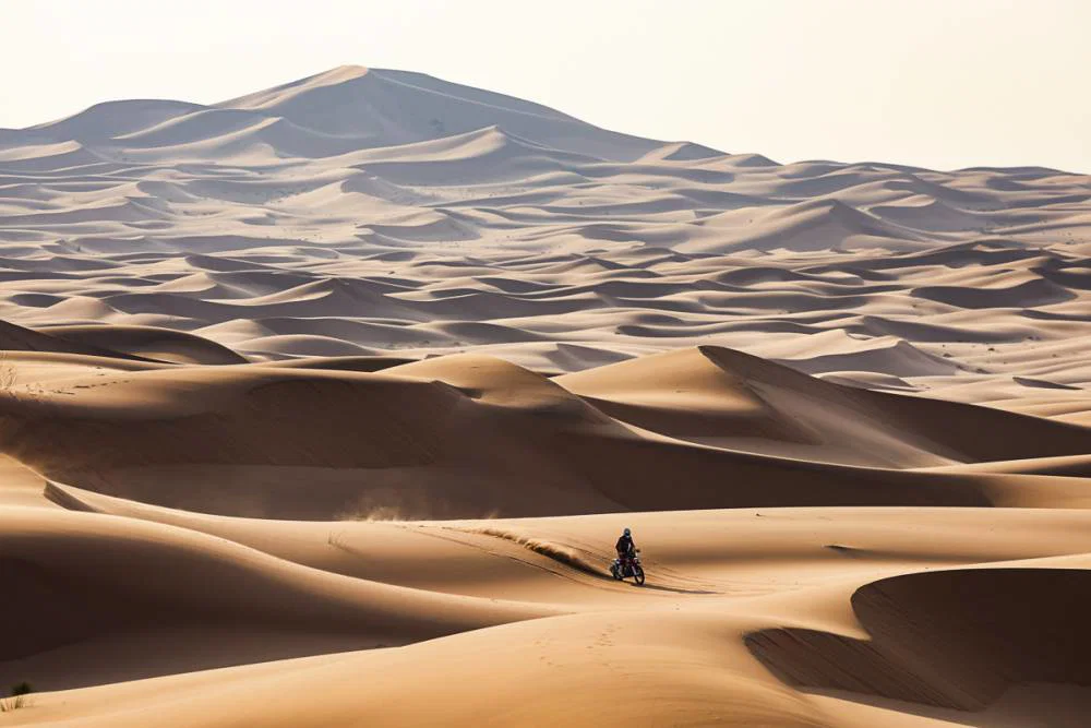 Rallye Dakar à travers le désert