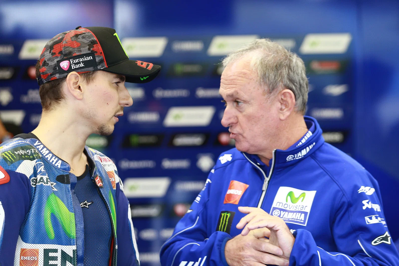 Ramón Forcada avec Jorge Lorenzo. Crédit : Or et Oie.