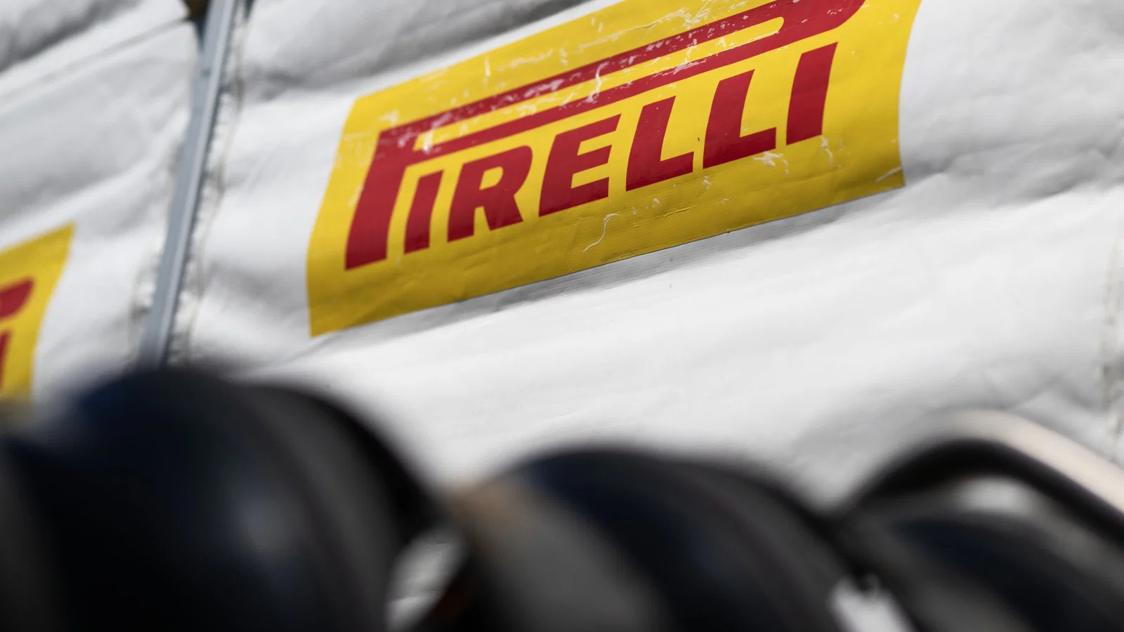 Pirelli logo at the German MotoGP in July. Credit: Gold and Goose.