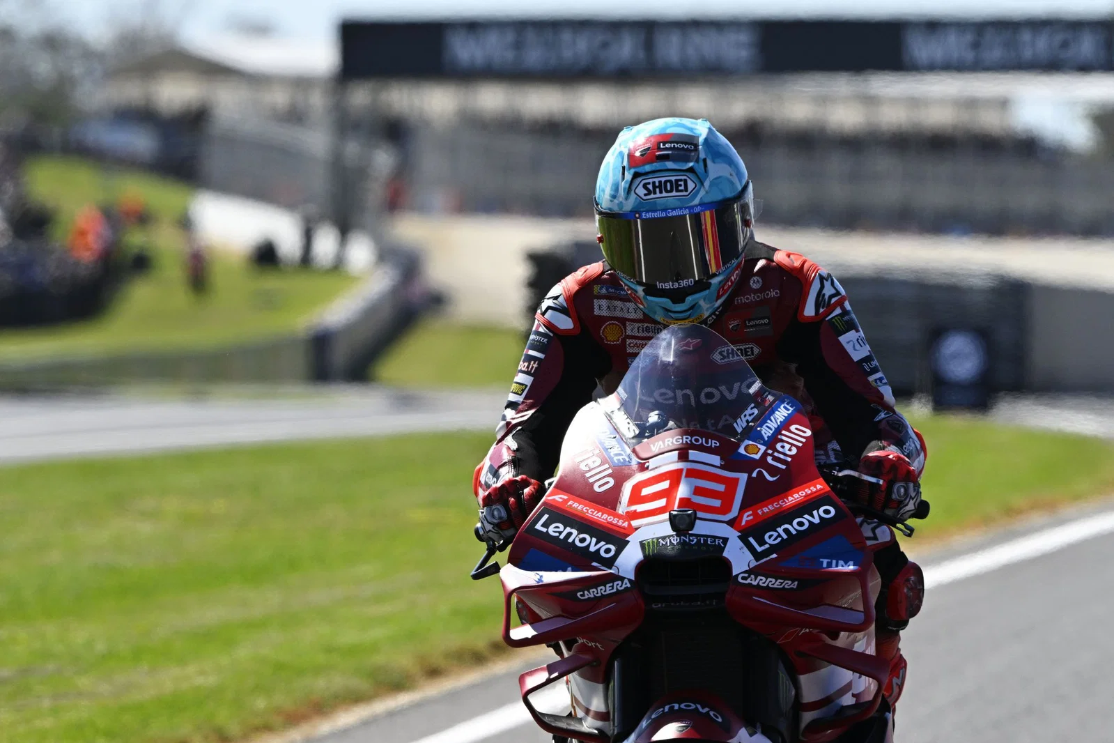 Marc Marquez à Phillip Island. Crédit : Or et Oie.