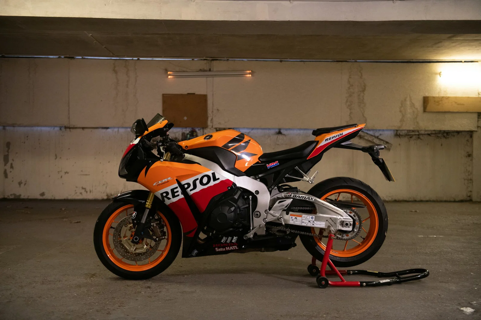 La Honda CBR1000RR de James May. Crédit : Collectionner des voitures.