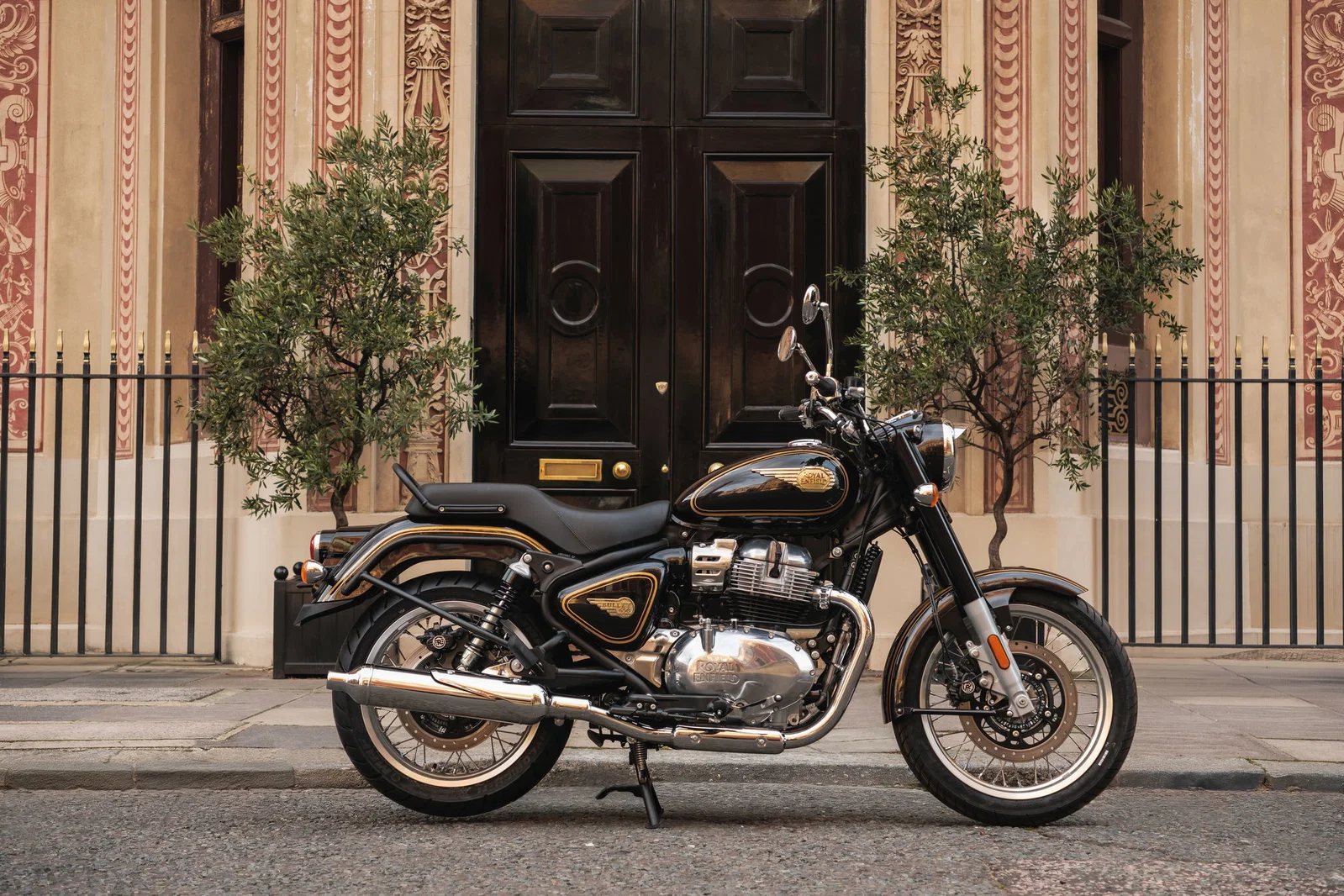 Royal Enfield Bullet 650 utilisant la plate-forme de moteurs bicylindres parallèles